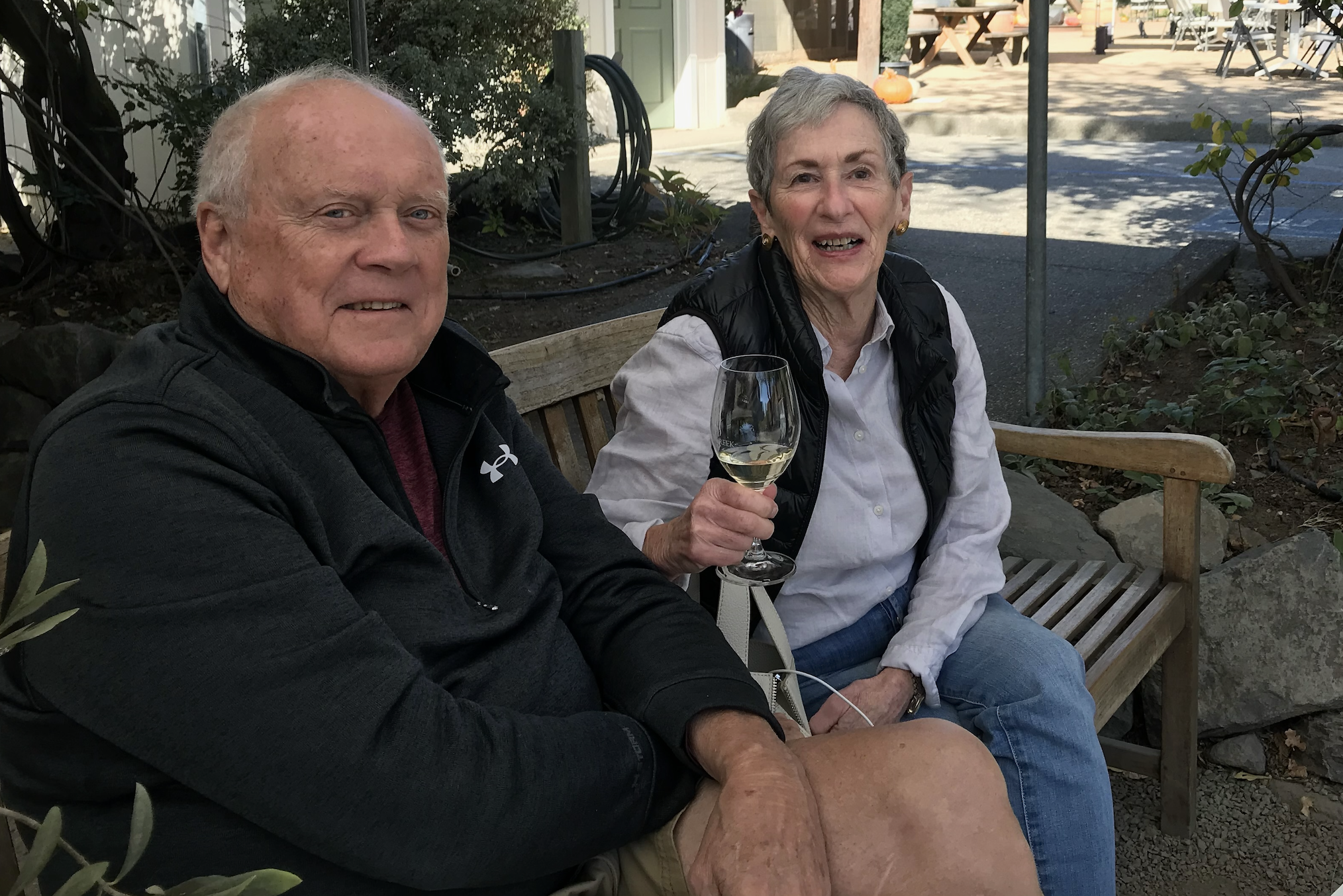 Bill and Linda Kitchen in Sonoma