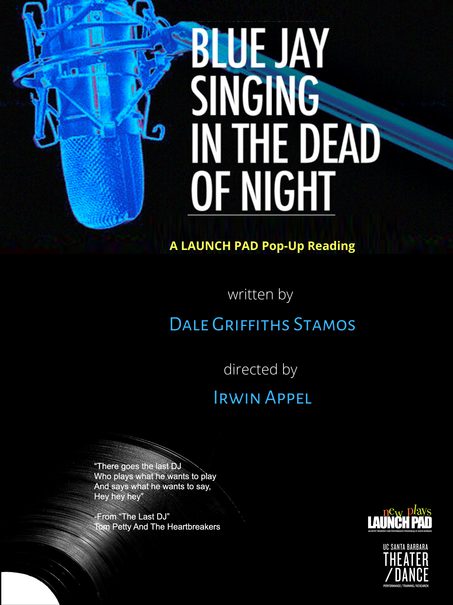 Play poster for Blue Jay Singing in the Dead of Night