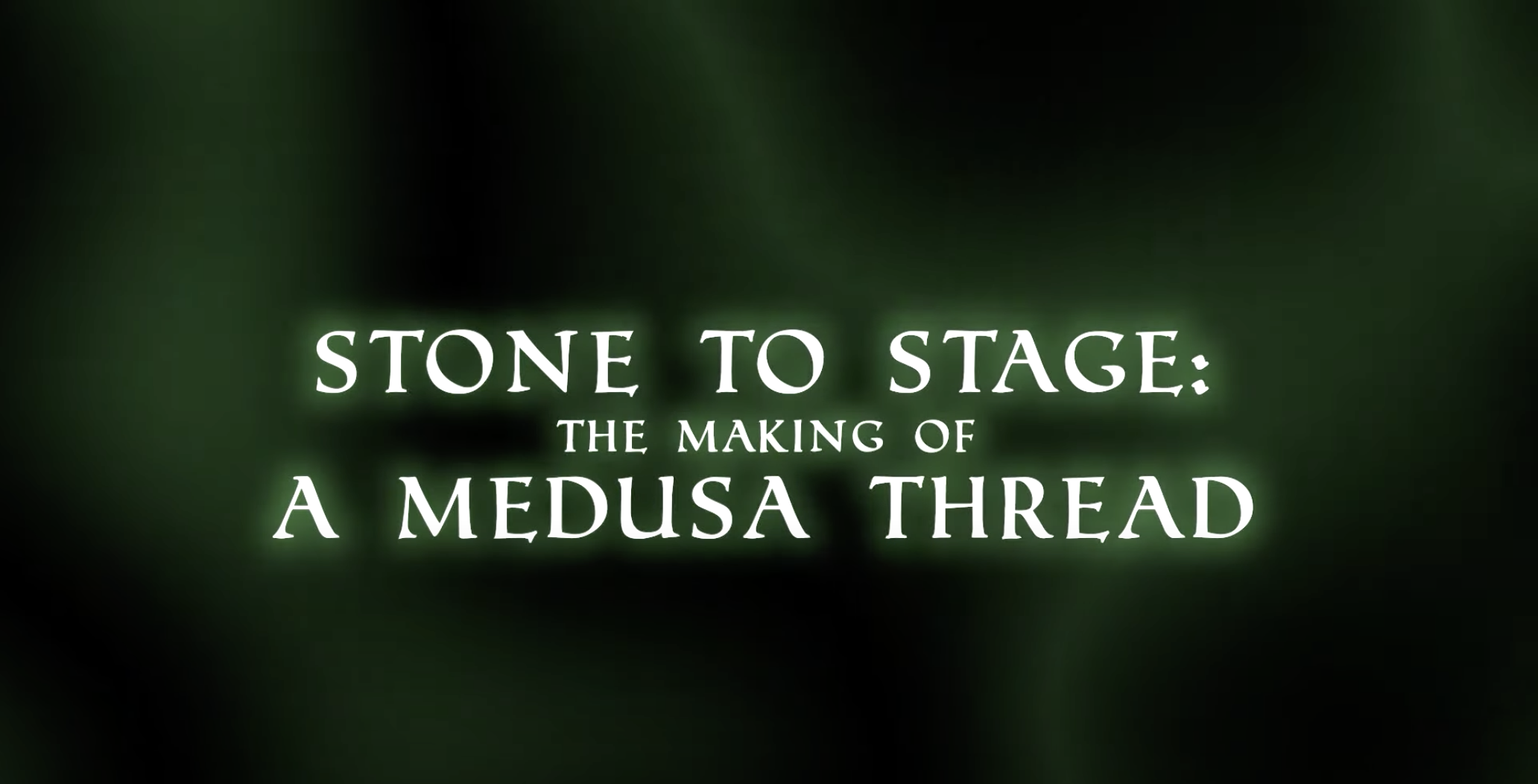title card for film of Stone to Stage