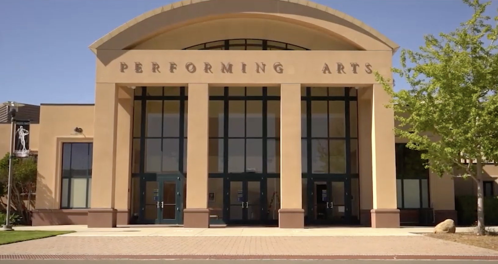 photo of the Performing Arts Theater on campus