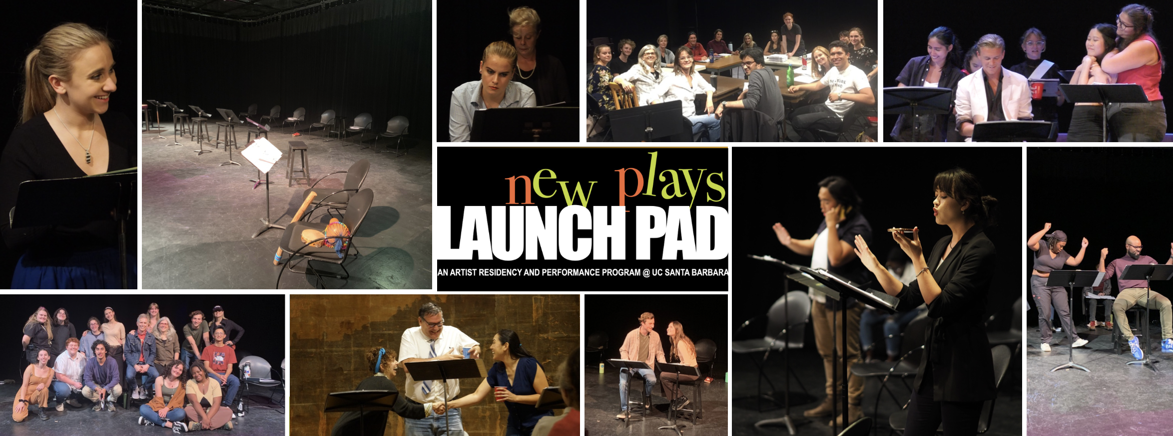 compilation of photos from the summer reading series